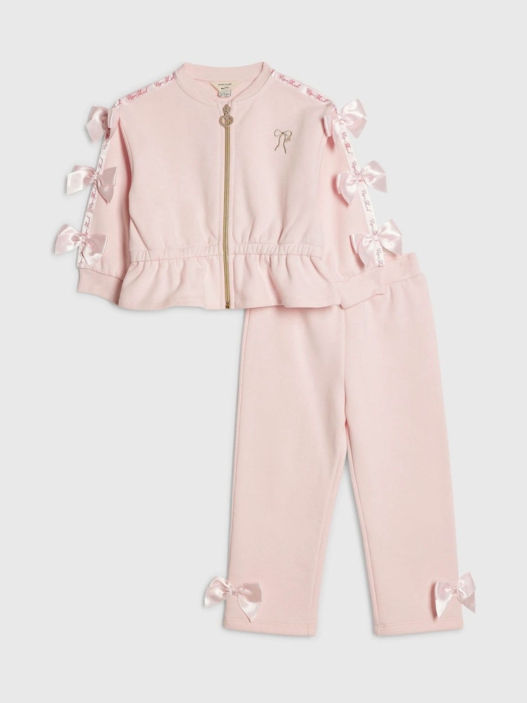 River Island Bow Sweatshirt & Trackset - Bild 1 von 4