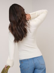 Nobodys Child White Crochet Cuff FG Top - Image 4 of 5