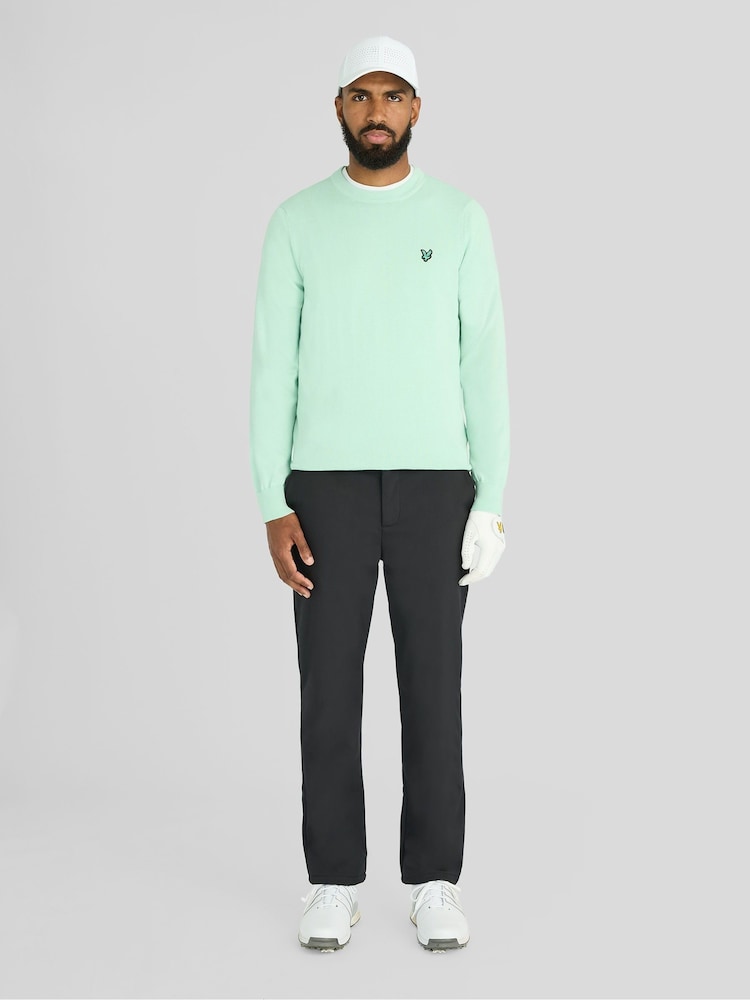 Lyle & Scott Green Golf Crewneck Sweatshirt - Image 1 of 5 Lyle & Scott Green Golf Crewneck Sweatshirt - Image 1 of 5