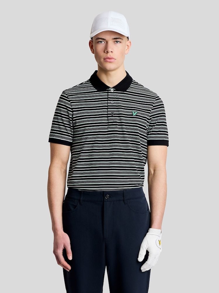 Tricou polo Lyle & Scott Golf Tech - Imaginea 1 din 5