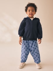 Blue Spot Barrel Leg Trousers (3mths-7yrs) - Image 2 of 7