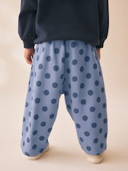 Blue Spot Barrel Leg Trousers (3mths-7yrs) - Image 3 of 7
