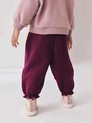 Purple Textured Bloomer Trousers (3mths-7yrs) - Image 3 of 8