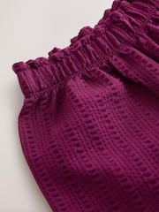 Purple Textured Bloomer Trousers (3mths-7yrs) - Image 7 of 8