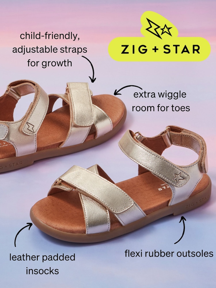 Zig+Star – Rae – Junior-Sandalen mit überkreuztem Riemen - Bild 6 von 6