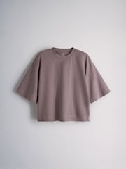 粉色/Plum/灰褐色/紫色 - The Set 5 重磅宽松短袖T恤 - 图片10 / 16
