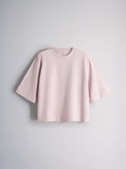 粉色/Plum/灰褐色/紫色 - The Set 5 重磅宽松短袖T恤 - 图片11 / 16