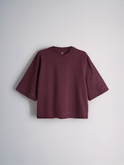 Pink/Plum/Taupe/Purple - The Set 5 Pack Schwergewichtige, lockere Kurzarm-T-Shirts - Bild 4 von 6