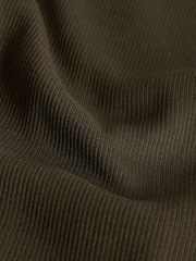 The Set 2 Pack Frill Neck Scoop Vests Khaki Green/White - Image 4 of 5