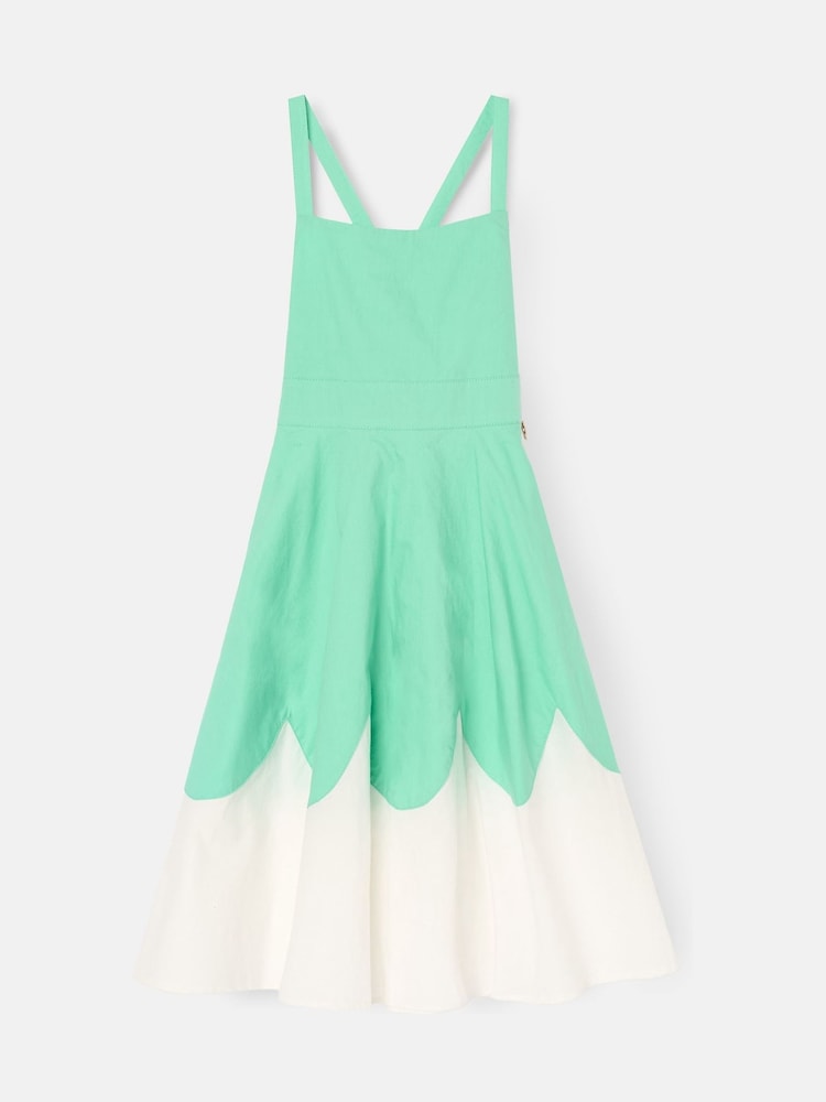 Girls Green Scallop Swing Dress | Angel & Rocket 5 yrs Girls Green Scallop Swing Dress | Angel & Rocket 5 yrs