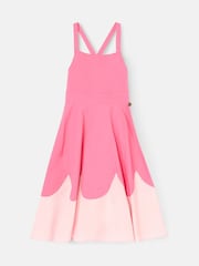 Angel & Rocket Pink Allegra Pink Scallop Swing Dress - Image 1 of 3