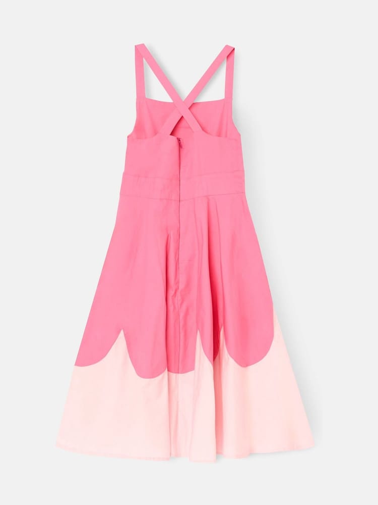 Angel & Rocket Allegra Pink Scallop Swing Dress - Imagen 2 de 3 Angel & Rocket Allegra Pink Scallop Swing Dress - Imagen 2 de 3