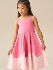 Angel & Rocket Pink Allegra Pink Scallop Swing Dress - Image 4 of 7