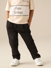 Angel & Rocket Black Alex Elasticated Tapered Loose Trousers - Image 1 of 6