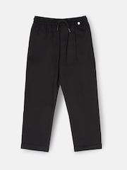 Angel & Rocket Black Alex Elasticated Tapered Loose Trousers - Image 4 of 6