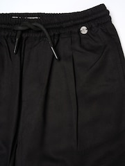 Angel & Rocket Black Alex Elasticated Tapered Loose Trousers - Image 6 of 6