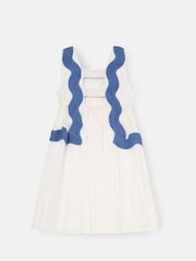 Angel & Rocket White Avery Ric Rac Panelled Dress - Image 7 of 8