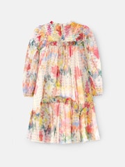 Angel & Rocket Cream Beatrice Mesh Frill Dress - Image 6 of 7