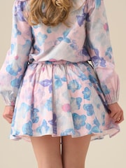 Angel & Rocket Pink Celia Floral Corsage Skirt - Image 11 of 14