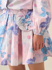 Angel & Rocket Pink Celia Floral Corsage Skirt - Image 3 of 7