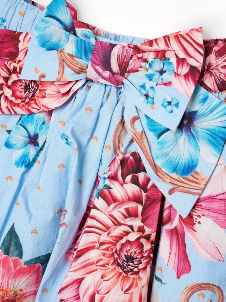 Angel & Rocket Darcy Print Bow Waist Skirt - 圖片 3,共 3 Angel & Rocket Darcy Print Bow Waist Skirt - 圖片 3,共 3