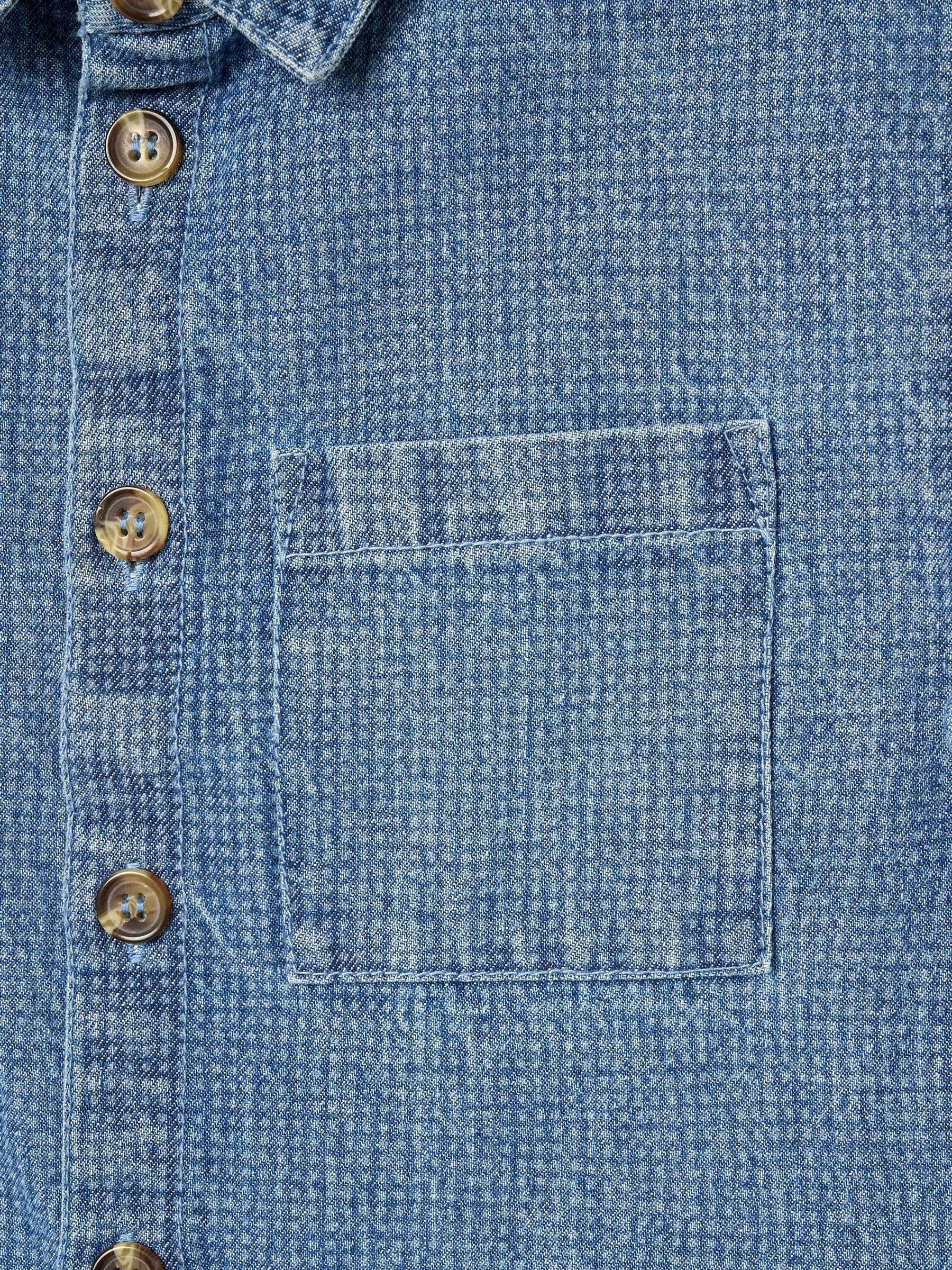 Buy Angel & Rocket Blue Max Jacquard Denim Shirt from Next USA