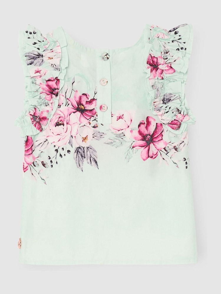 Angel & Rocket Nina Ruffle Shell Blouse - Imagen 2 de 3 Angel & Rocket Nina Ruffle Shell Blouse - Imagen 2 de 3