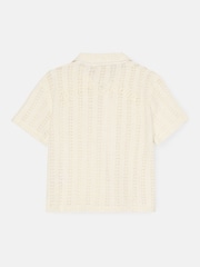Angel & Rocket Cream Bradley Crochet Embroidered Shirt - Image 2 of 3