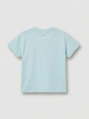 Angel & Rocket Blue Mini Jay Printed Blue T-Shirts - Image 5 of 5