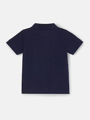 Angel & Rocket Blue Greyson Jacquard Zip Polo Shirt - Image 2 of 3