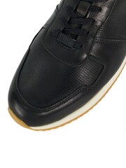 Negro - Dune London Trilogy Wide Fit Perforated Runner Shoes - Imagen 6 de 6