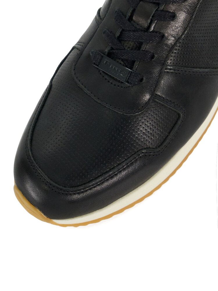 Negro - Dune London Trilogy Wide Fit Perforated Runner Shoes - Imagen 6 de 6