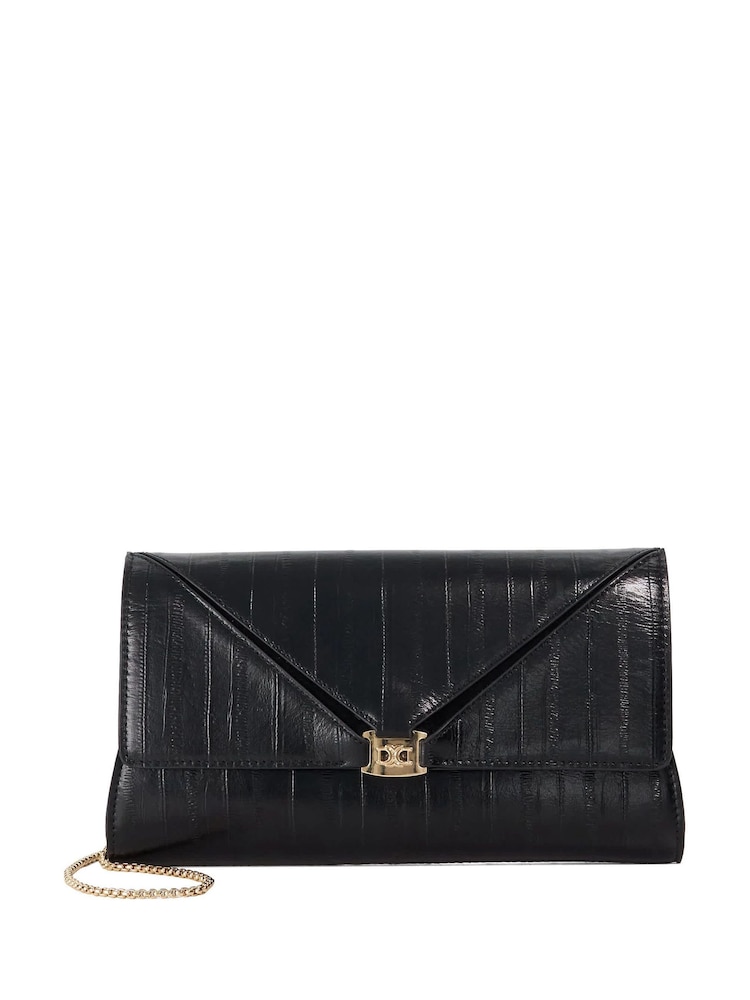 Dune London Black Bee Clutch Bag - Image 1 of 5 Dune London Black Bee Clutch Bag - Image 1 of 5