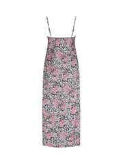 Pour Moi Grey Dusk Satin and Lace Midi Chemise - Image 4 of 4