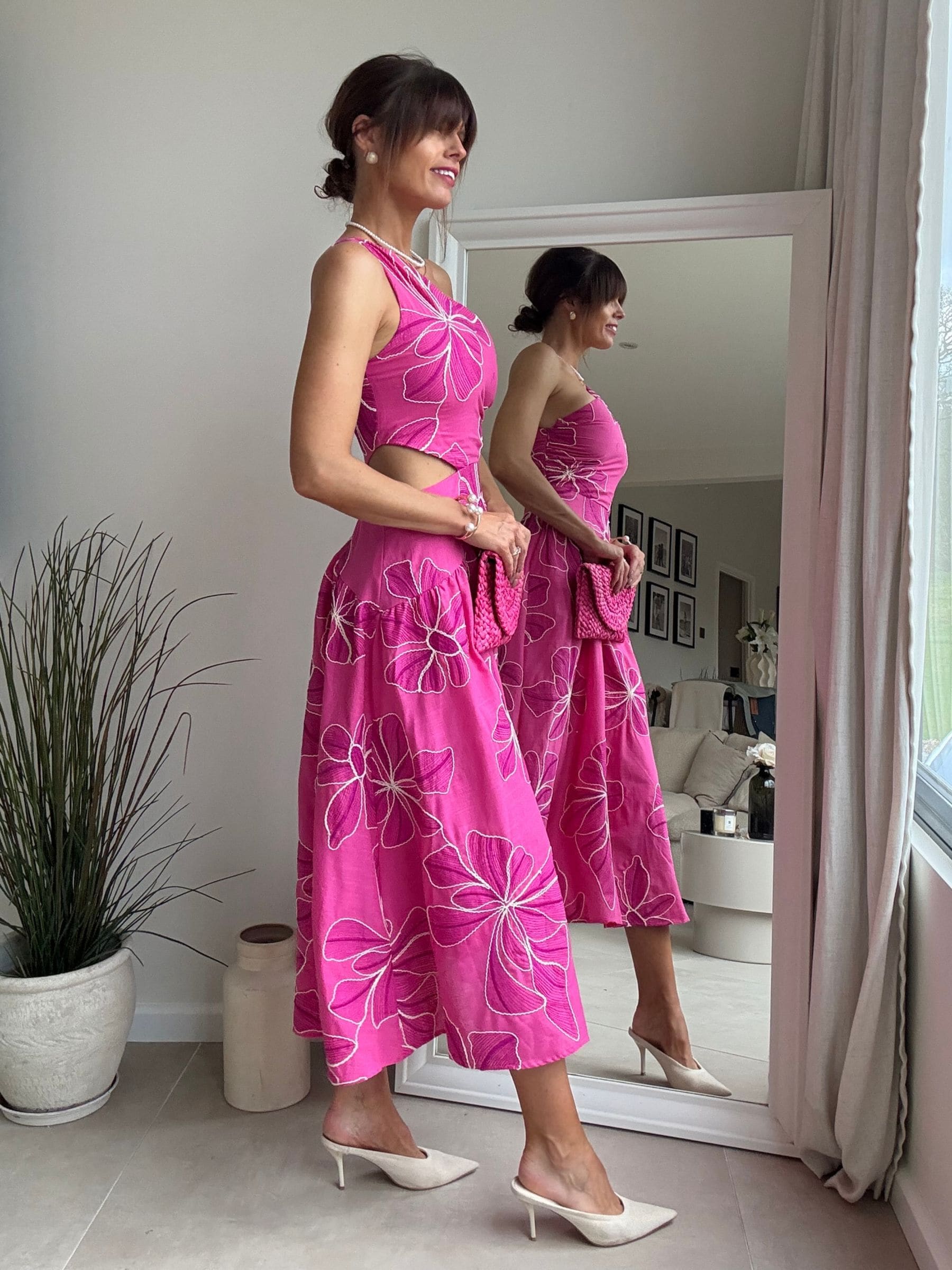 Buy Style Cheat Pink Jasmine Dress from Next Australia