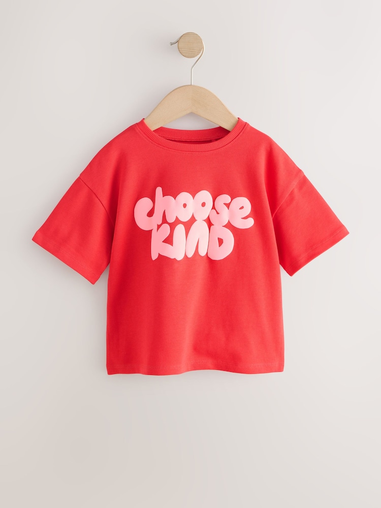 Red Short Sleeve T-Shirt (3mths-7yrs) - Image 1 of 4