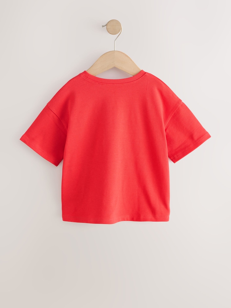 Red Short Sleeve T-Shirt (3mths-7yrs) - Image 2 of 4