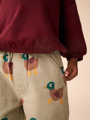 Green Duck Pull On Wide Trousers (3mths-7yrs) - Image 4 of 8