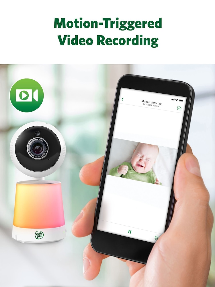 Leapfrog Toys White 5" Wi-Fi Pan & Tilt Monitor - Image 8 of 8