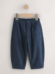 Navy Barrel Pull On Trousers (3mths-7yrs) - Image 4 of 7