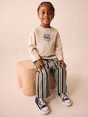 Brown Pull On Wide Trousers (3mths-7yrs) - Image 2 of 8