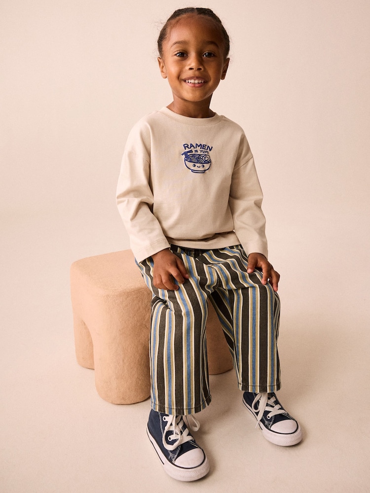 Brown Pull On Wide Trousers (3mths-7yrs) - Image 2 of 8 Brown Pull On Wide Trousers (3mths-7yrs) - Image 2 of 8