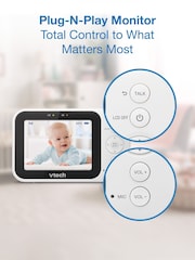 V-Tech White 3.5" Pan & Tilt Video Monitor - Image 2 of 8