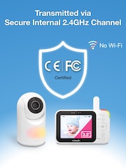 V-Tech White 3.5" Pan & Tilt Video Monitor - Image 6 of 8