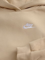 Nike Natural Linen Club Fleece Pullover Hoodie - Image 8 of 8