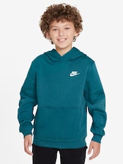 Bright Spruce Green - Худи из флиса Nike Club - Изображение 1 3