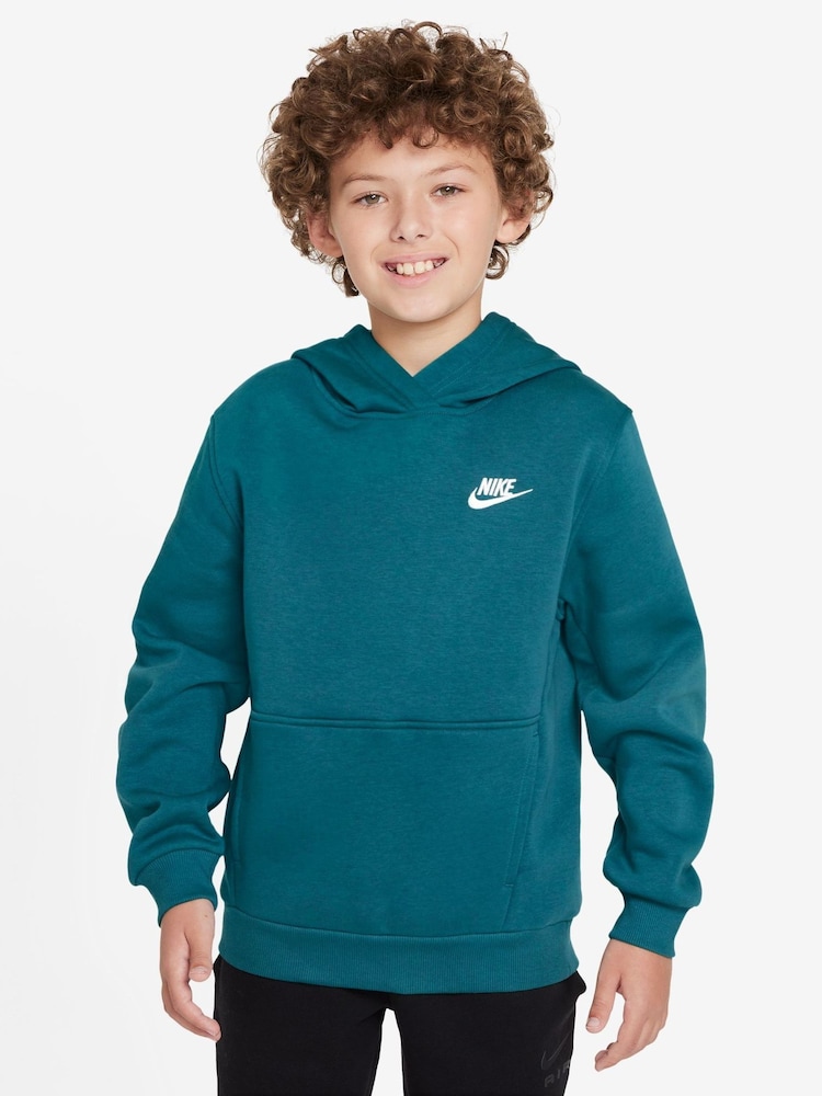 Bright Spruce Green - Худи из флиса Nike Club - Изображение 1 3