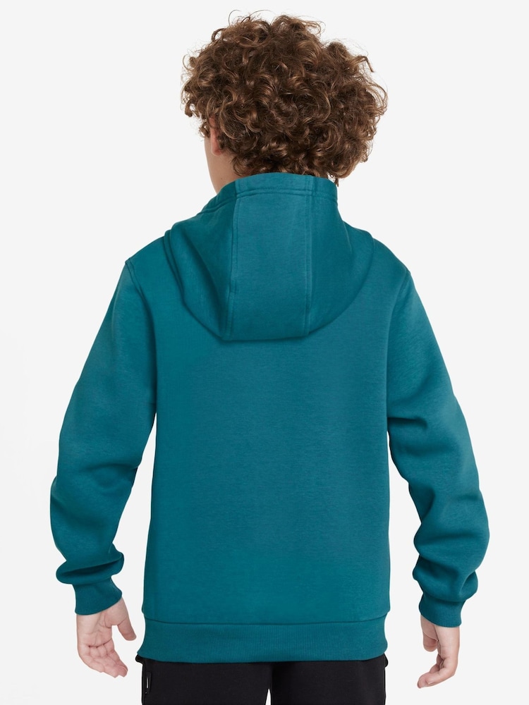 Bright Spruce Green - Худи из флиса Nike Club - Изображение 2 3