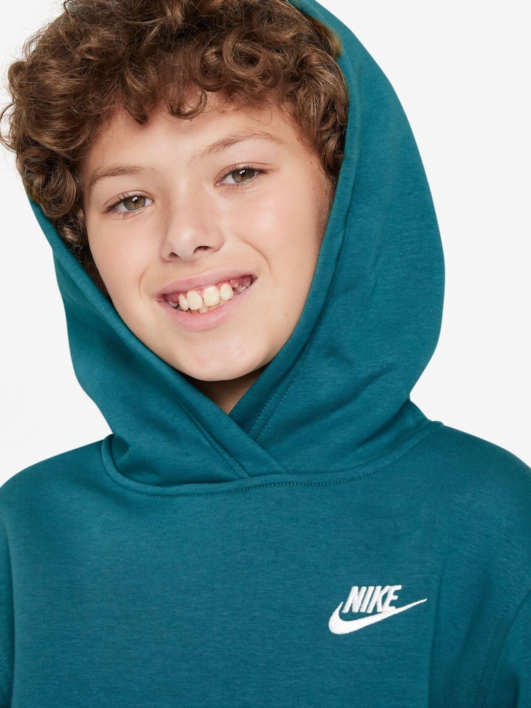 Bright Spruce Green - Худи из флиса Nike Club - Изображение 3 3