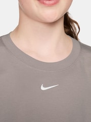 Nike Particle Grey Sportswear Boxy T-Shirt - Image 3 of 3